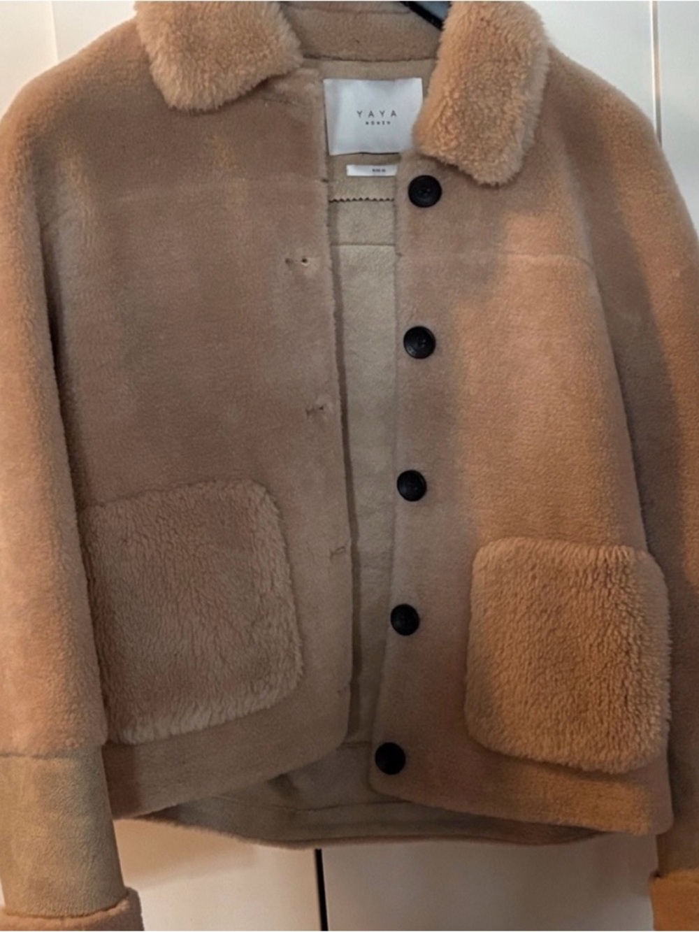 Cozy Tan Teddy Jacket